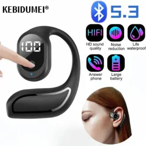 Wireless Headphone Bluetooth 5.3 Headset Hands-free Noise Control Stereo Music Earphone With Mic Work On All Smartphone